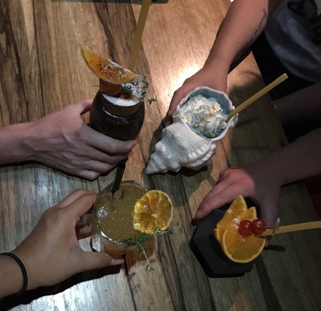 Amazing cocktails at Oscar club
